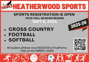 Heatherwood Middle School sports registration is open for Fall 2025.
